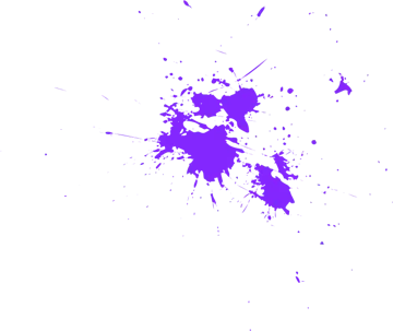 violet paint splatter