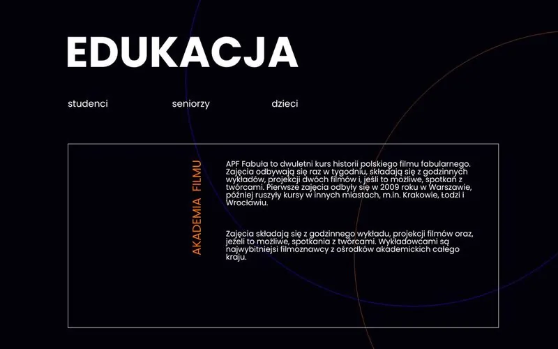 Education — desktop